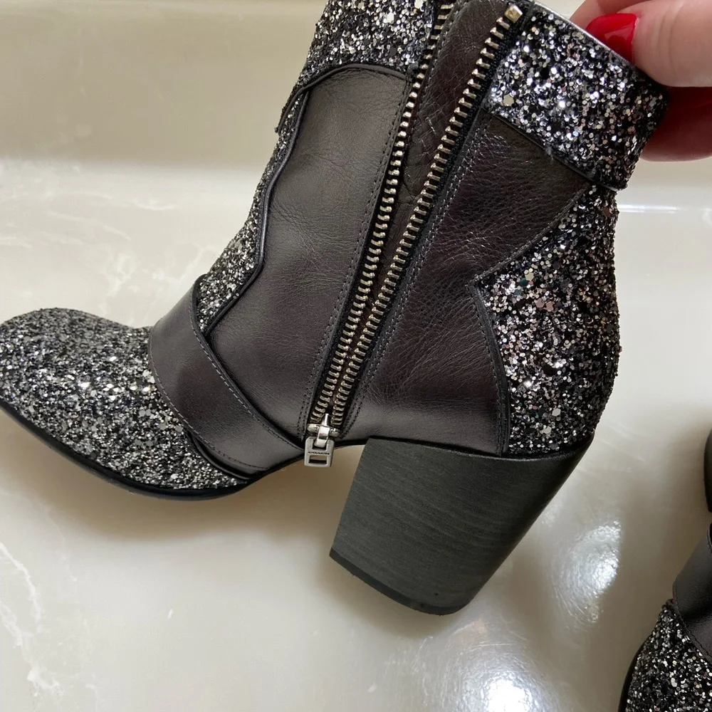 Coach ankle western boots, size 6